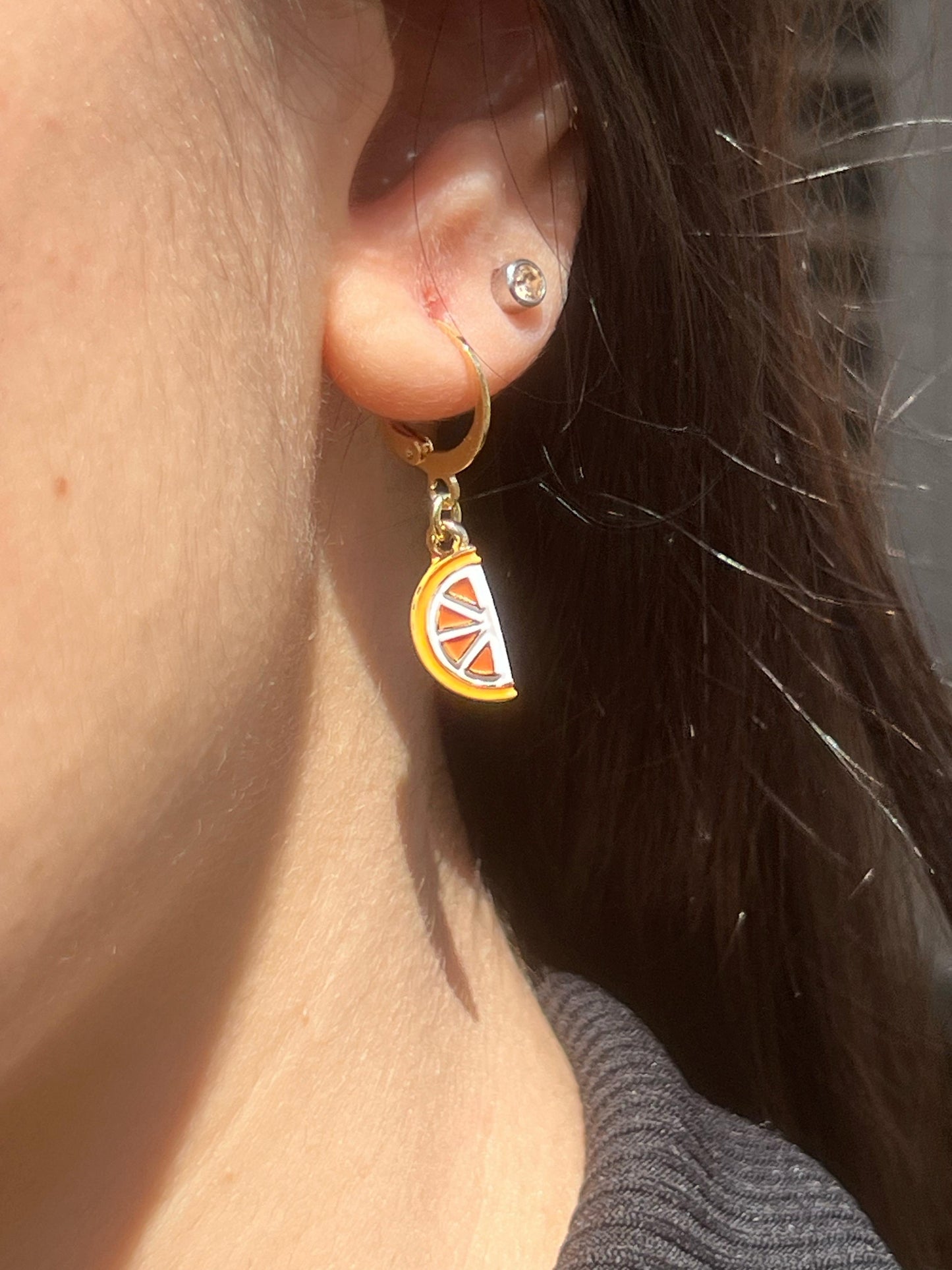 Orange Earrings