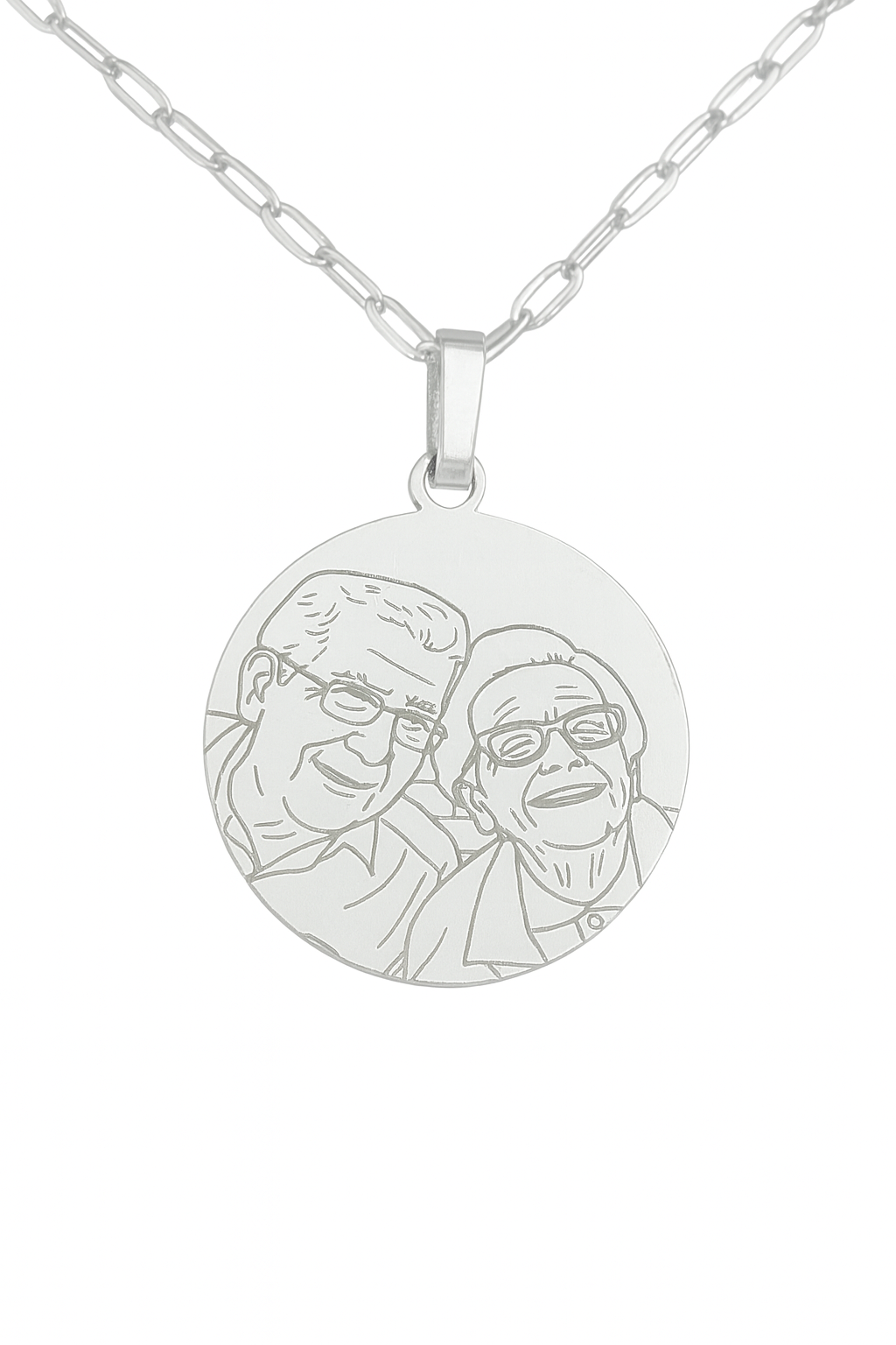 Line Art Necklace