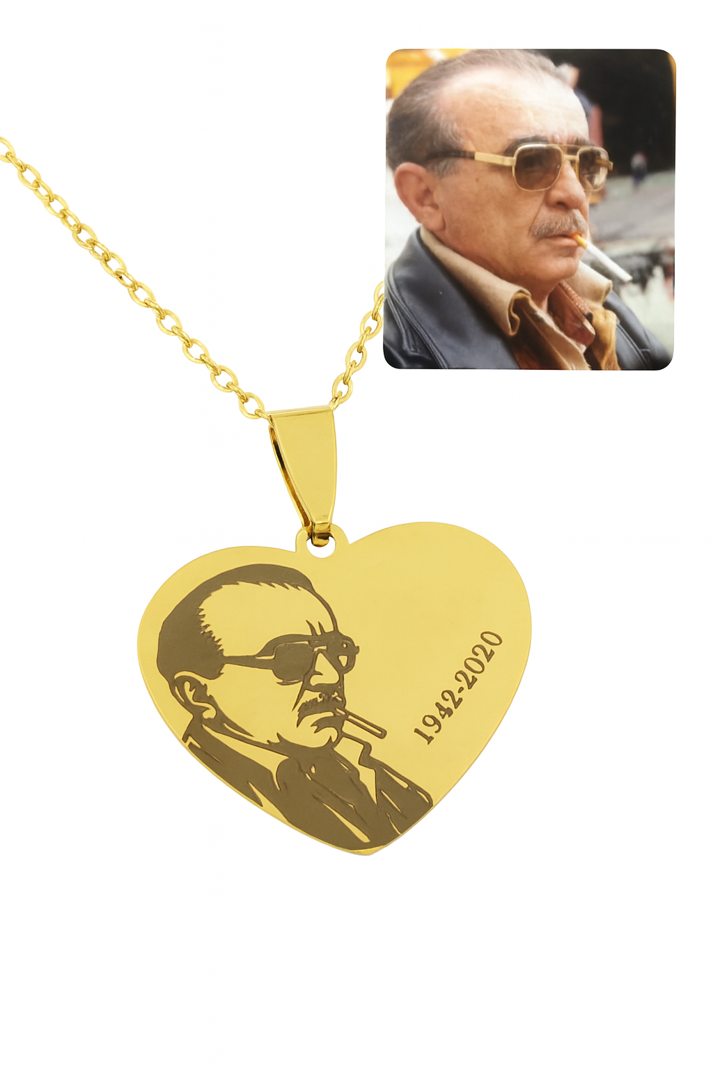 Line Art Necklace