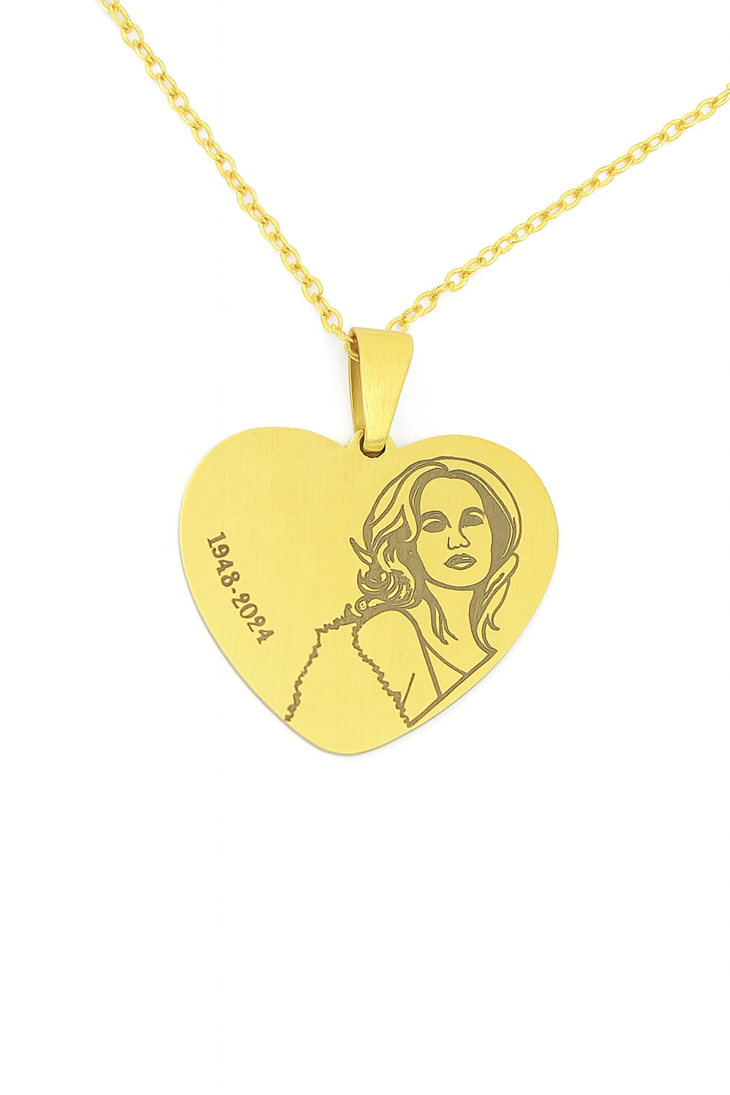 Line Art Necklace