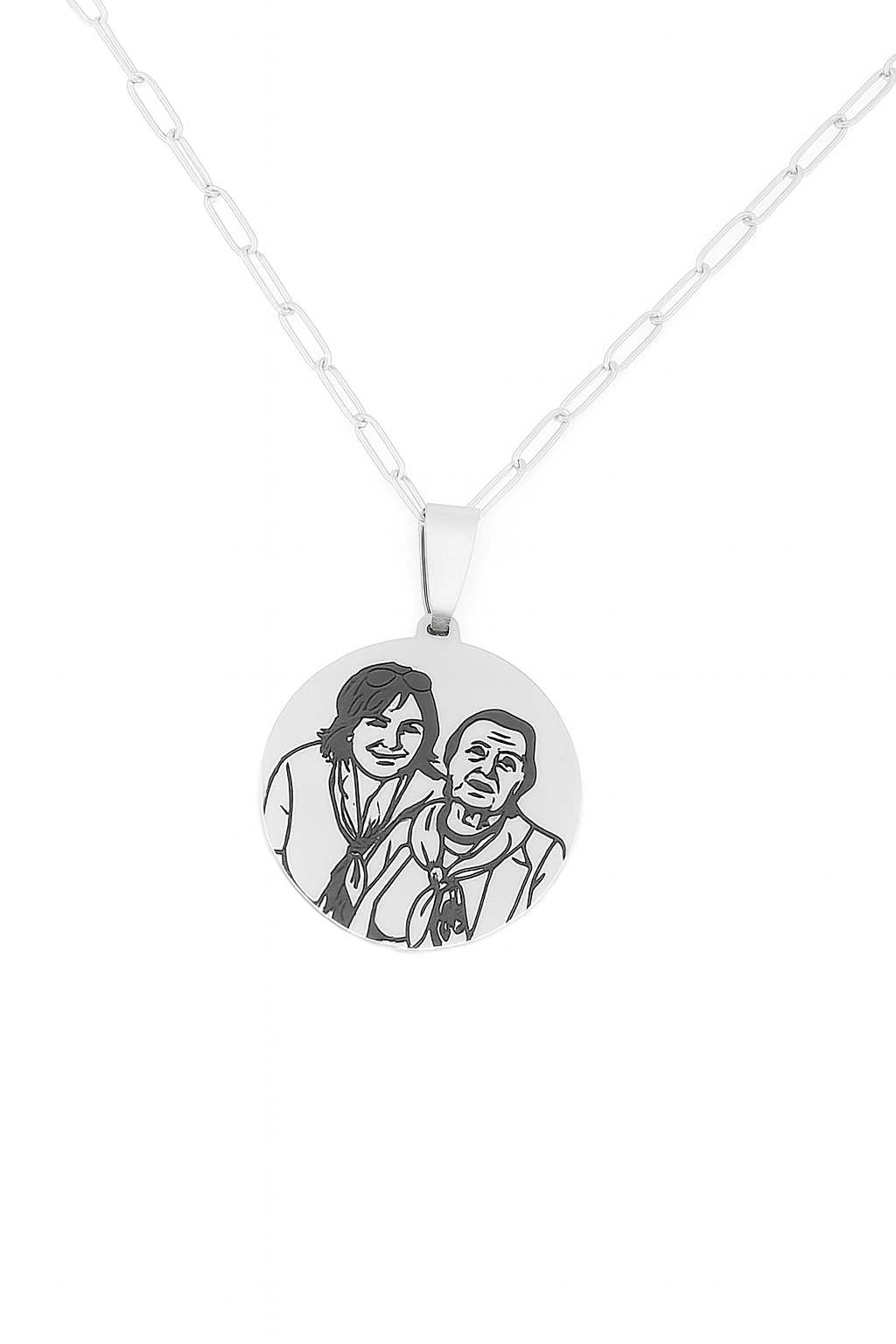 Line Art Necklace