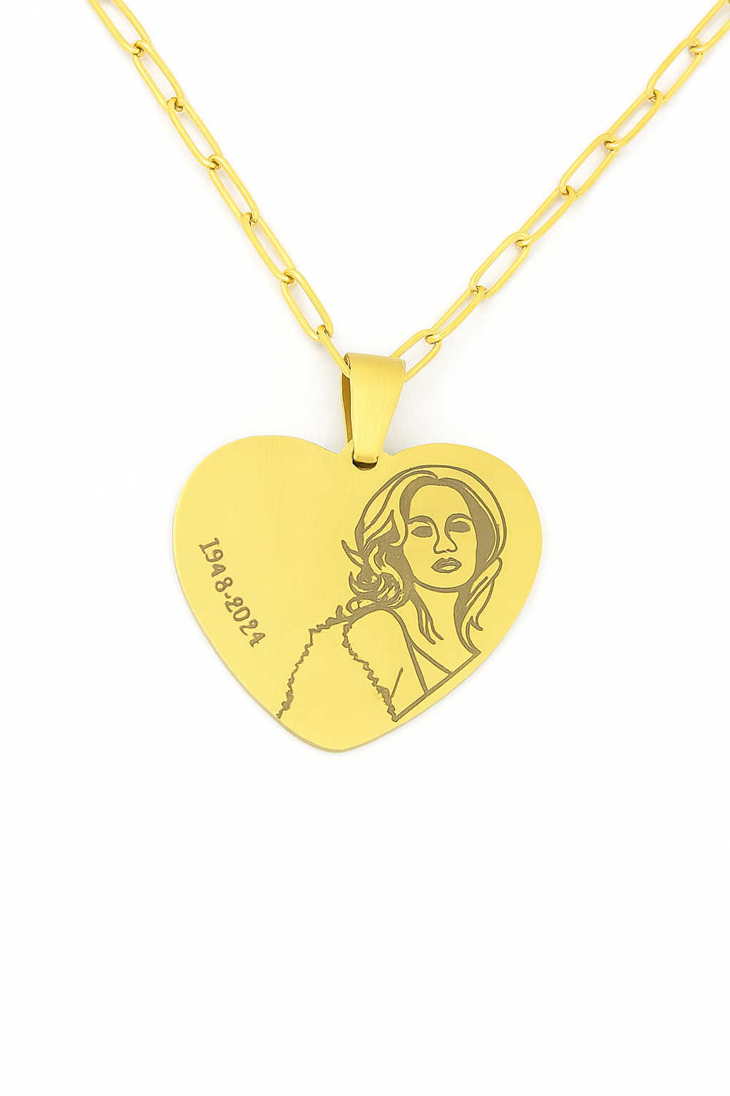 Line Art Necklace