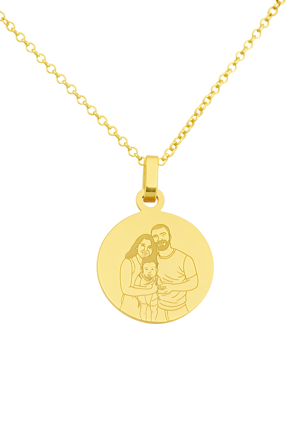 Line Art Necklace