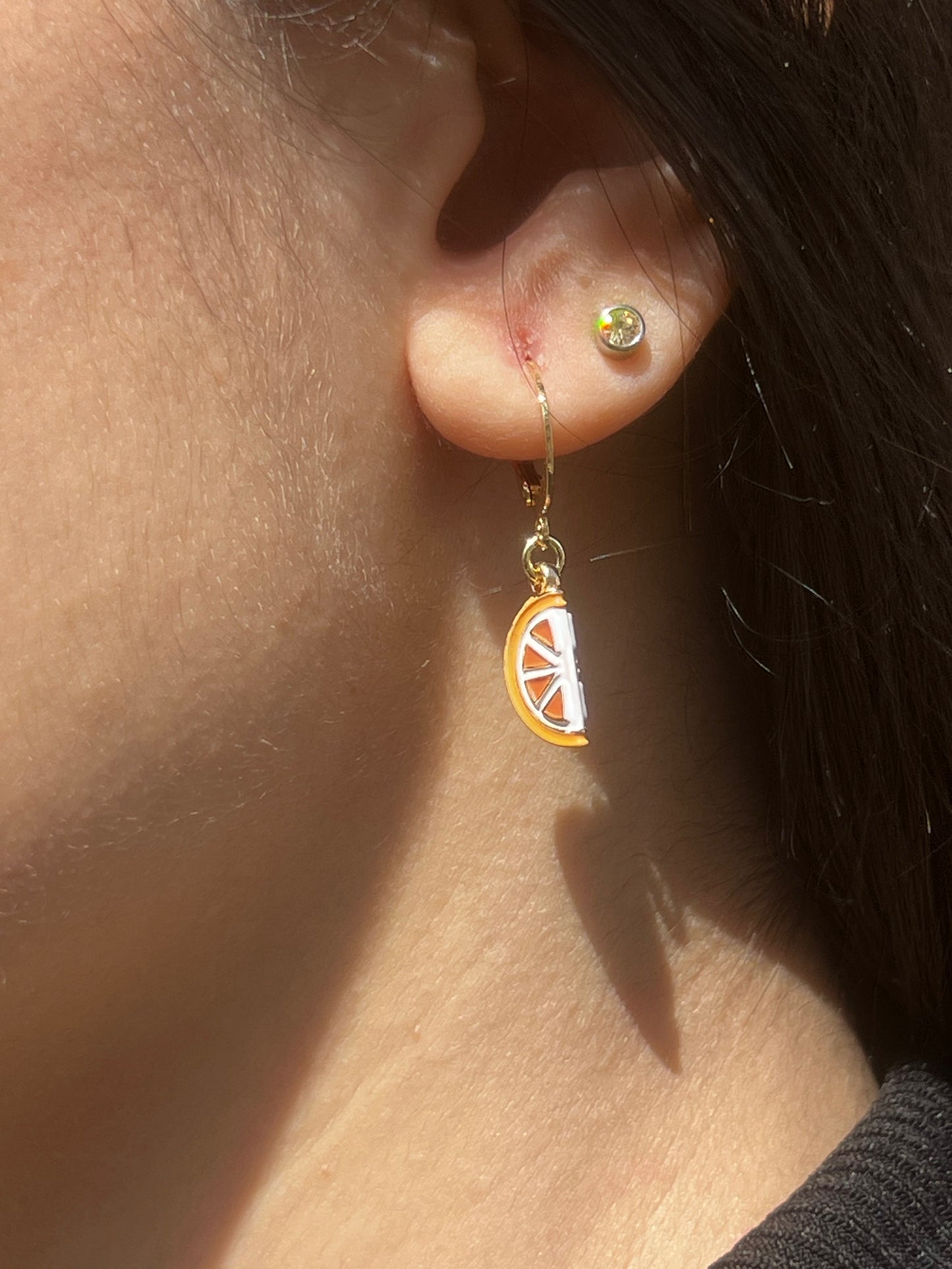 Orange Earrings
