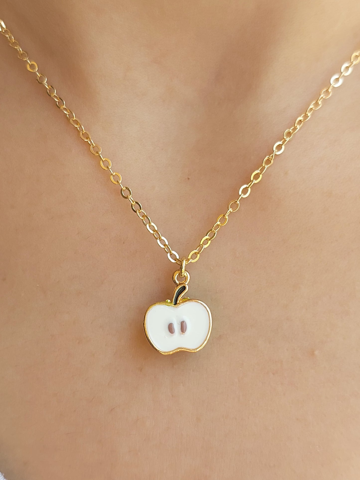 Green Apple Necklace