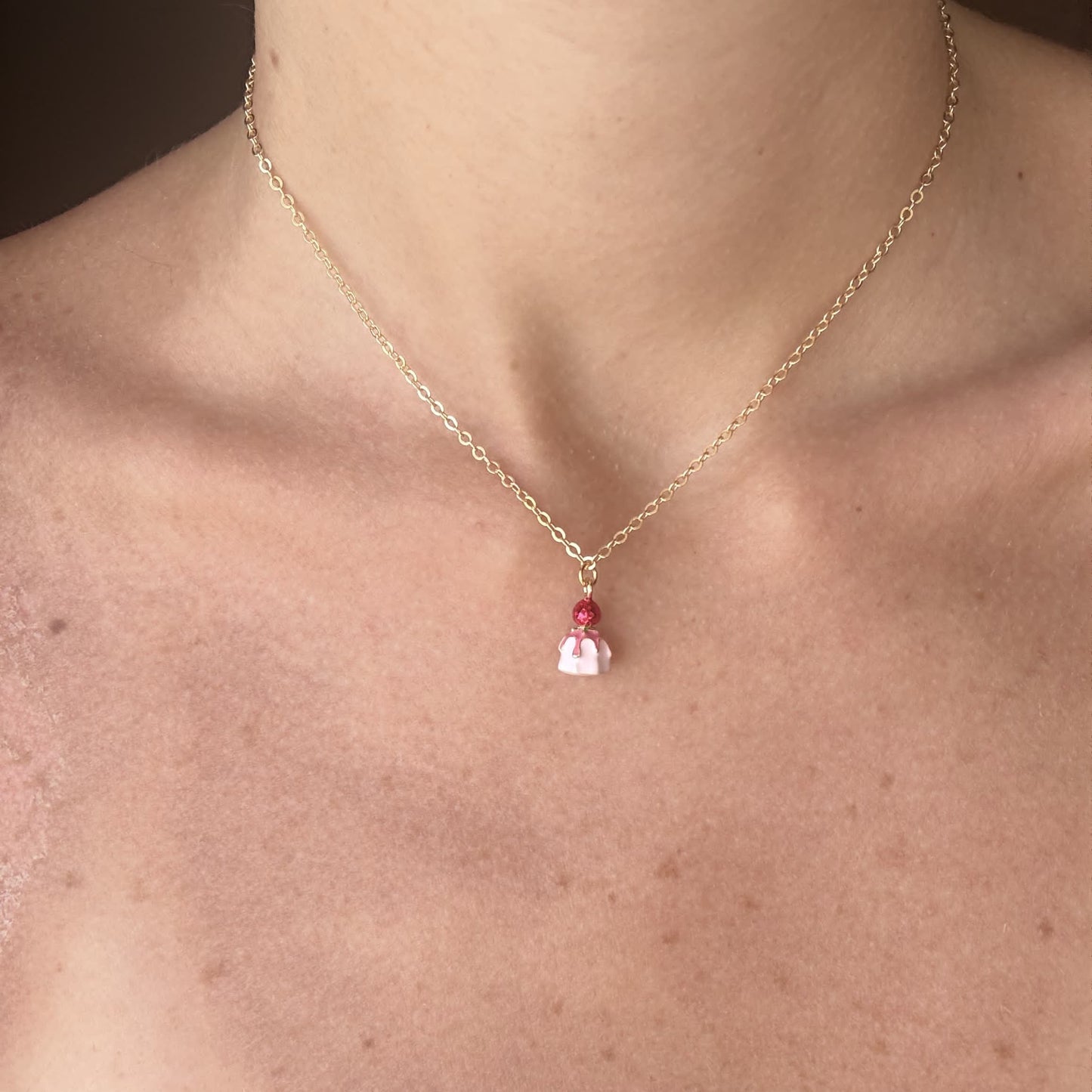 Cupcake Necklace