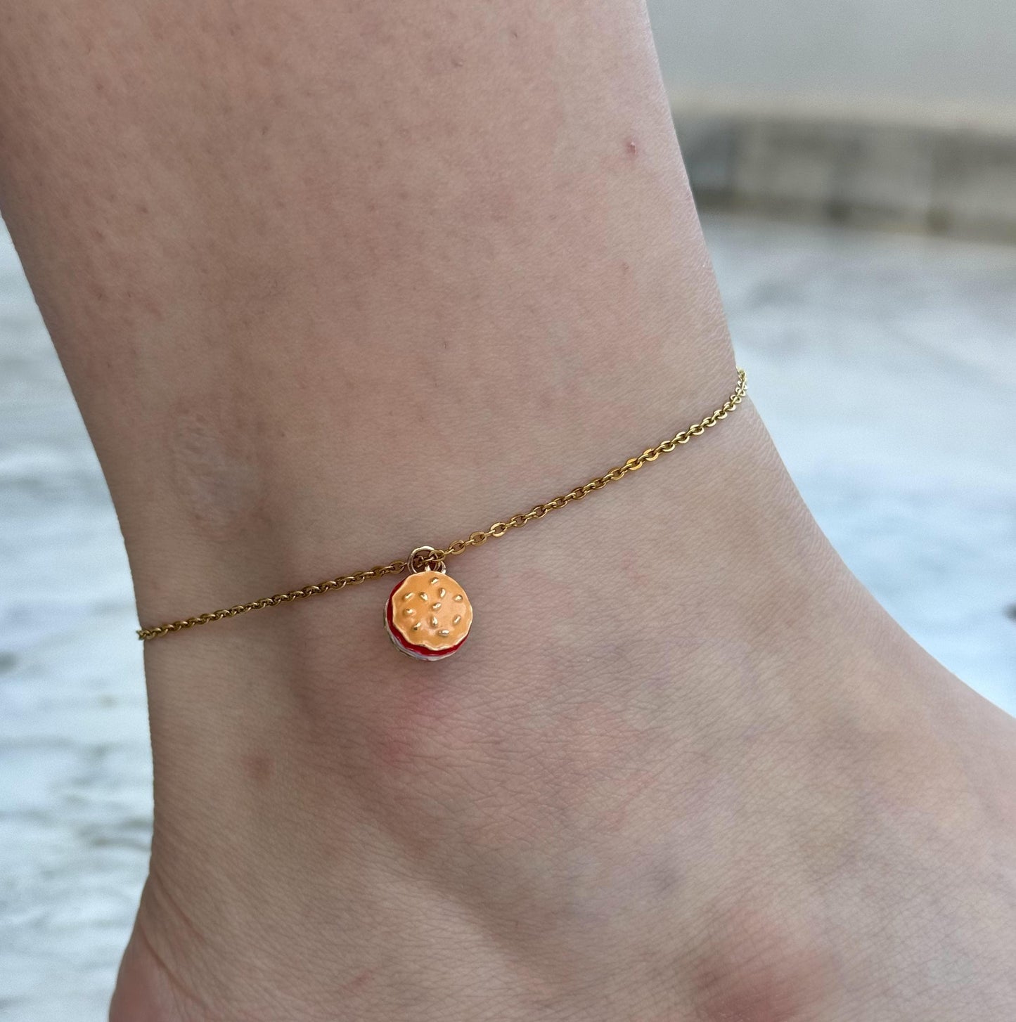 Burger Anklet