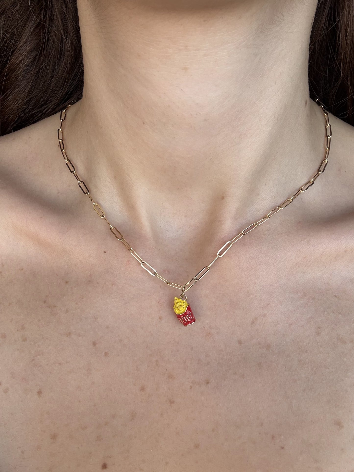 Fries Necklace