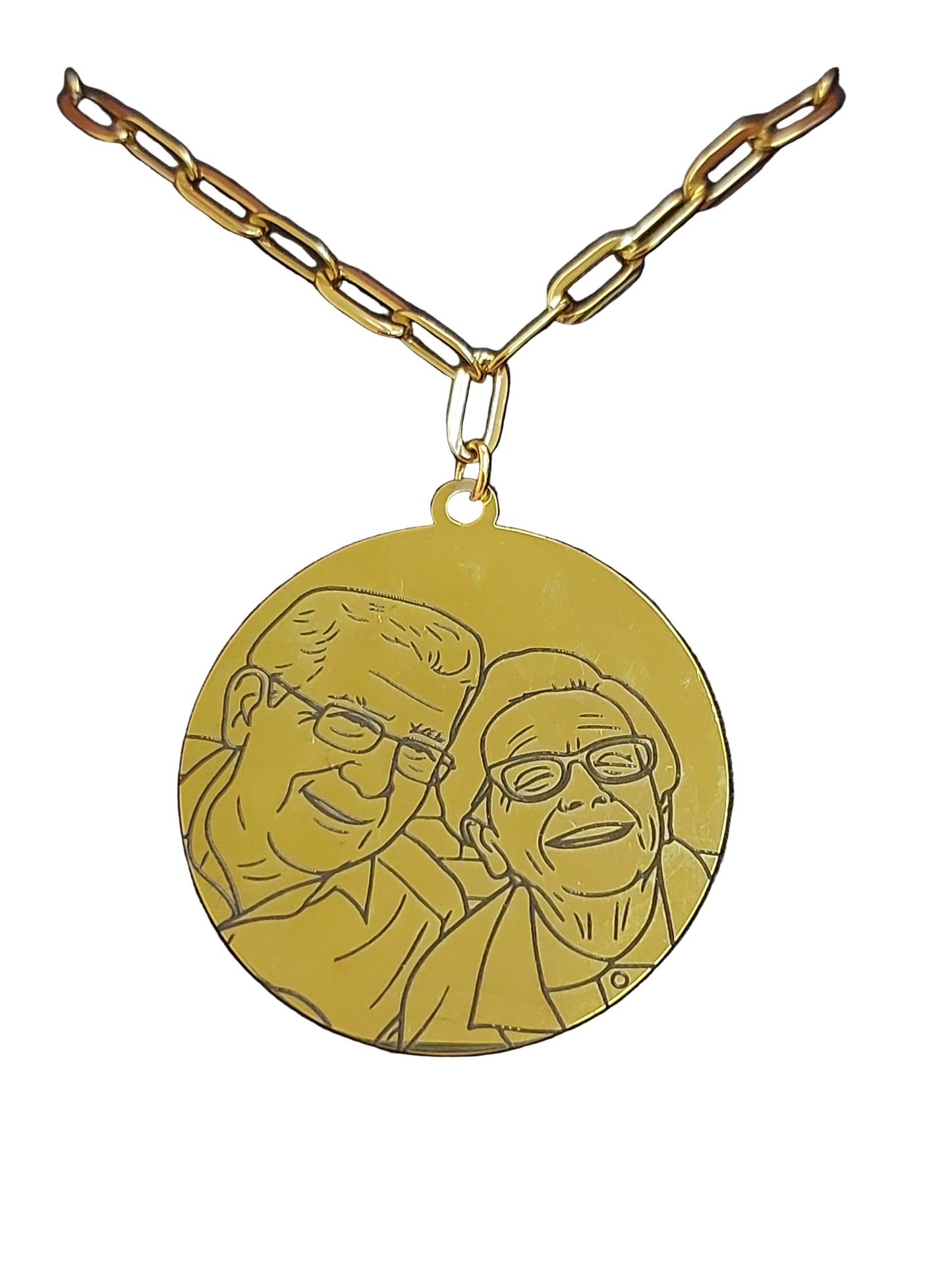 Line Art Necklace