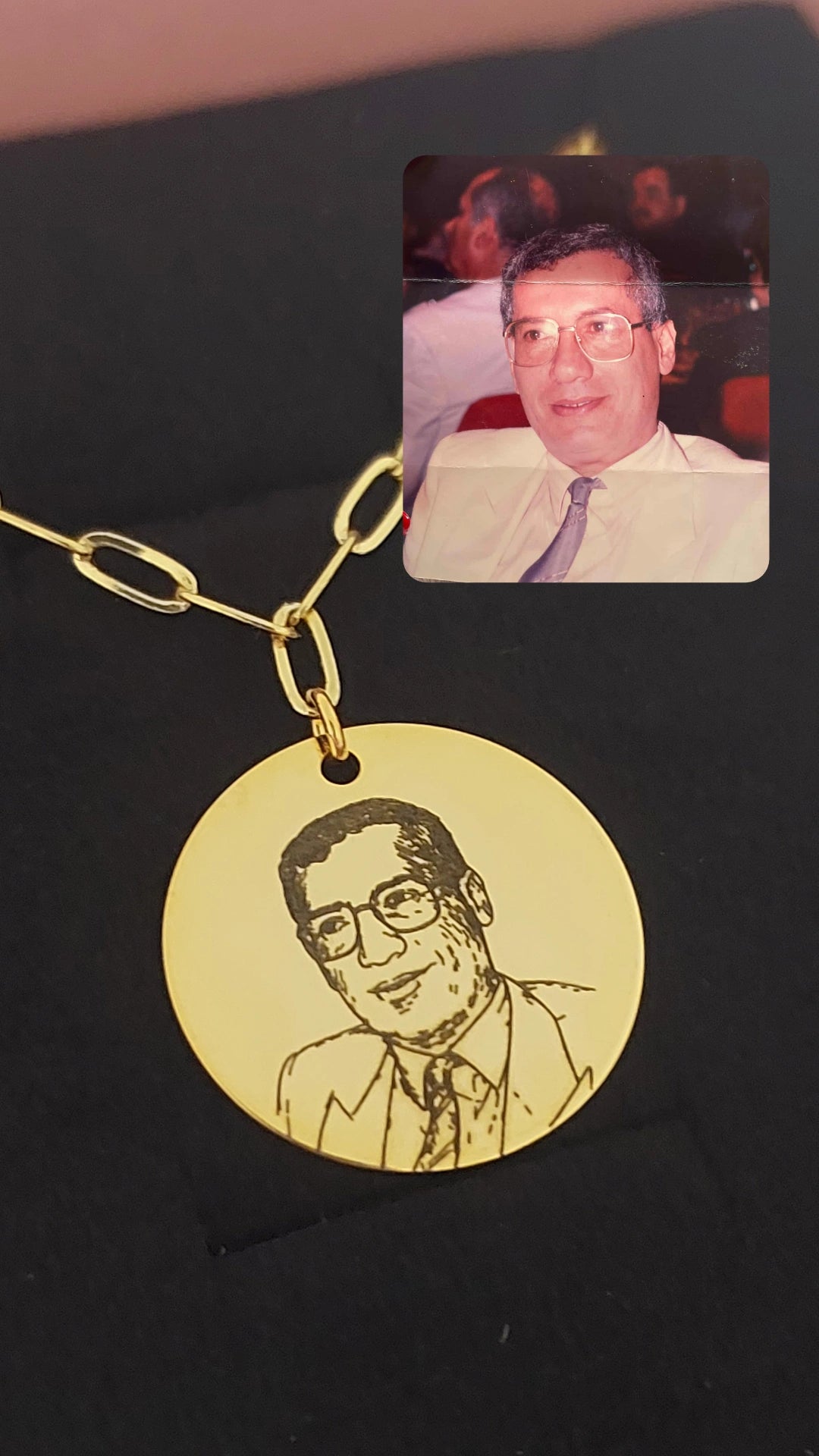 Lineart or Printed Photo Necklace