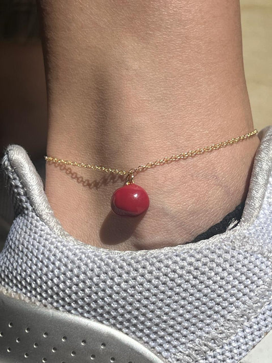 Pomegranate Anklet