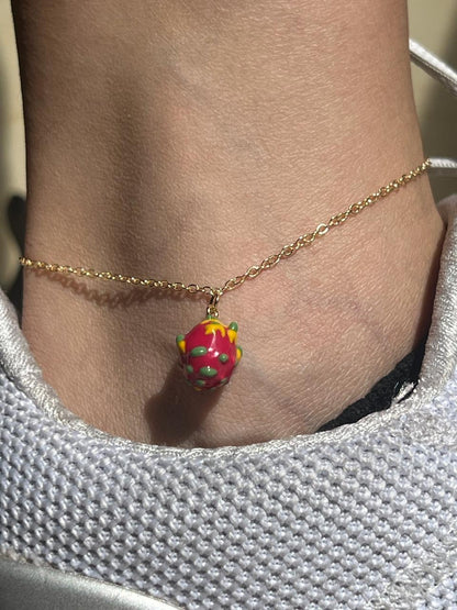 Dragon Fruit Anklet