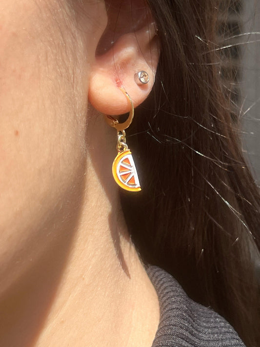 Orange Earrings