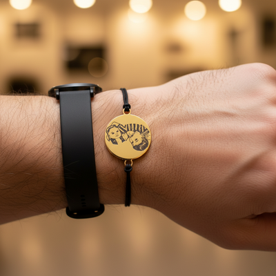 Line Art Bracelet - Cord