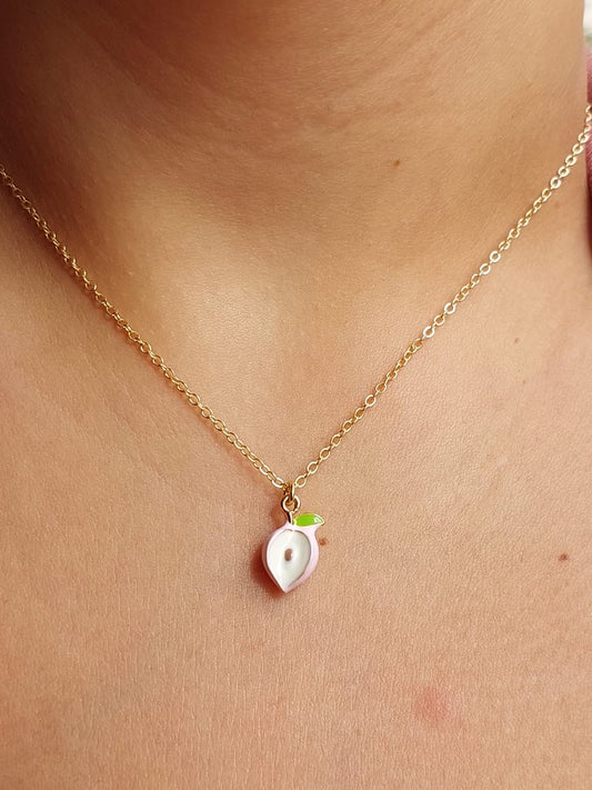 Peach Necklace