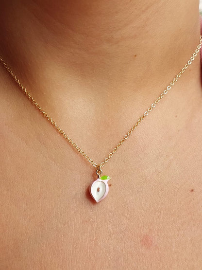 Peach Necklace