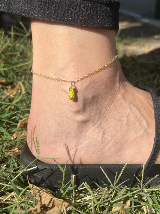 Pineapple Anklet