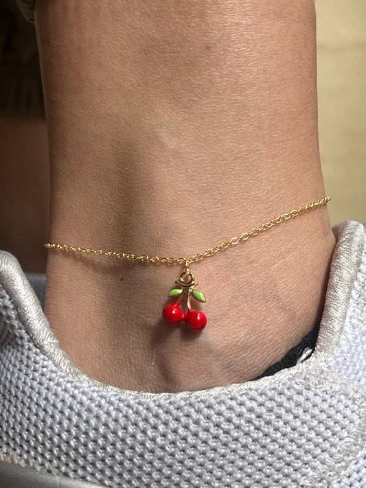 Cherry Anklet