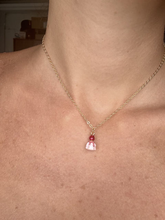 Cupcake Necklace