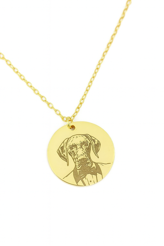 Lineart or Printed Photo Necklace