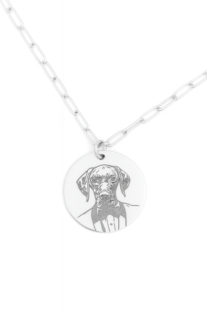 Line Art Necklace