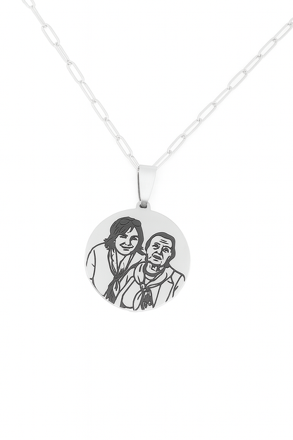 Line Art Necklace