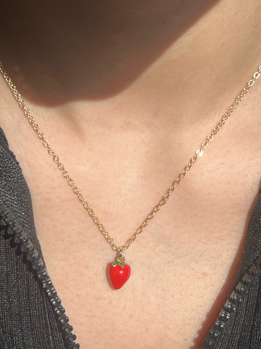Strawberry Necklace