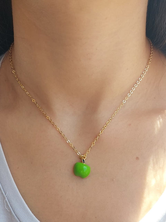 Green Apple Necklace
