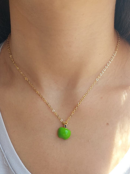 Green Apple Necklace