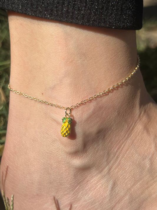 Pineapple Anklet