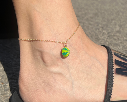 Watermelon Anklet