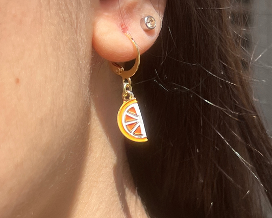 Orange Earrings