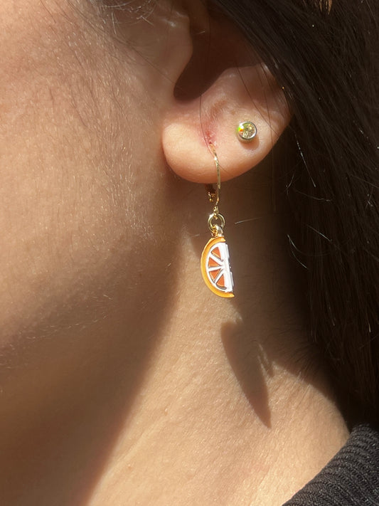 Orange Earrings