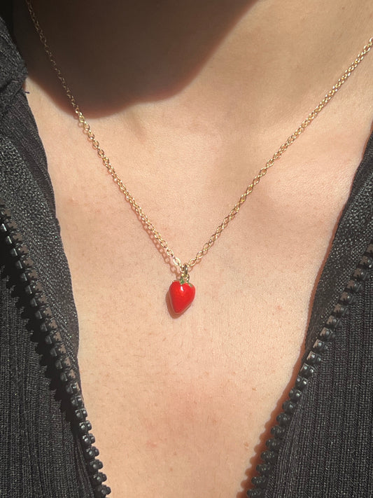 Strawberry Necklace