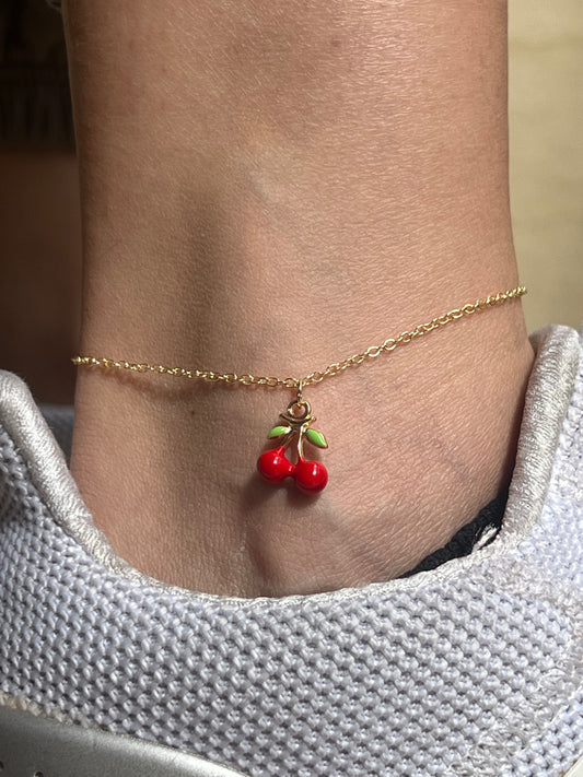 Cherry Anklet