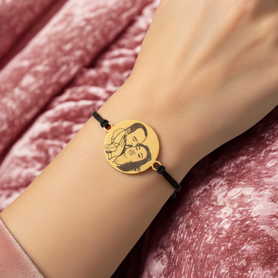 Line Art Bracelet - Cord