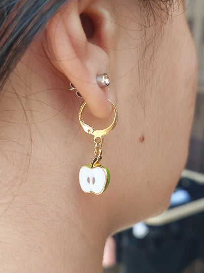 Green Apple Earrings