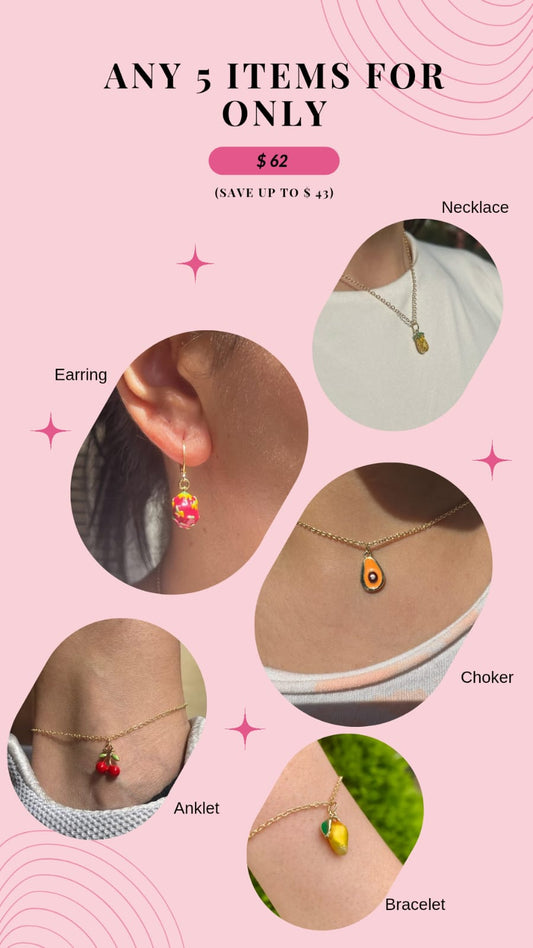 ANY 5 ITEMS FOR ONLY