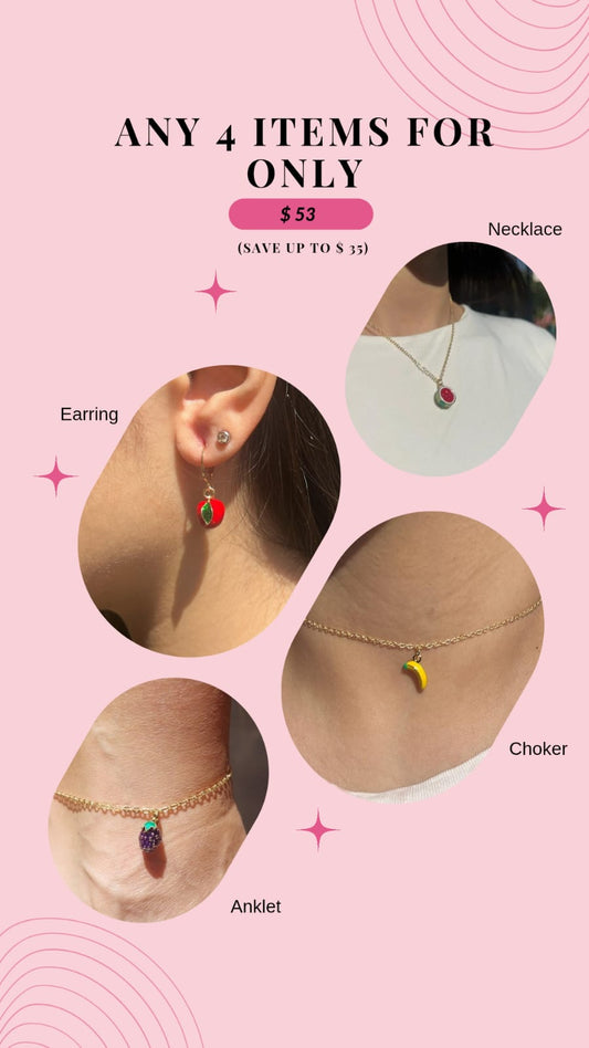 ANY 4 ITEMS FOR ONLY