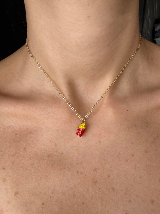 Fries Necklace