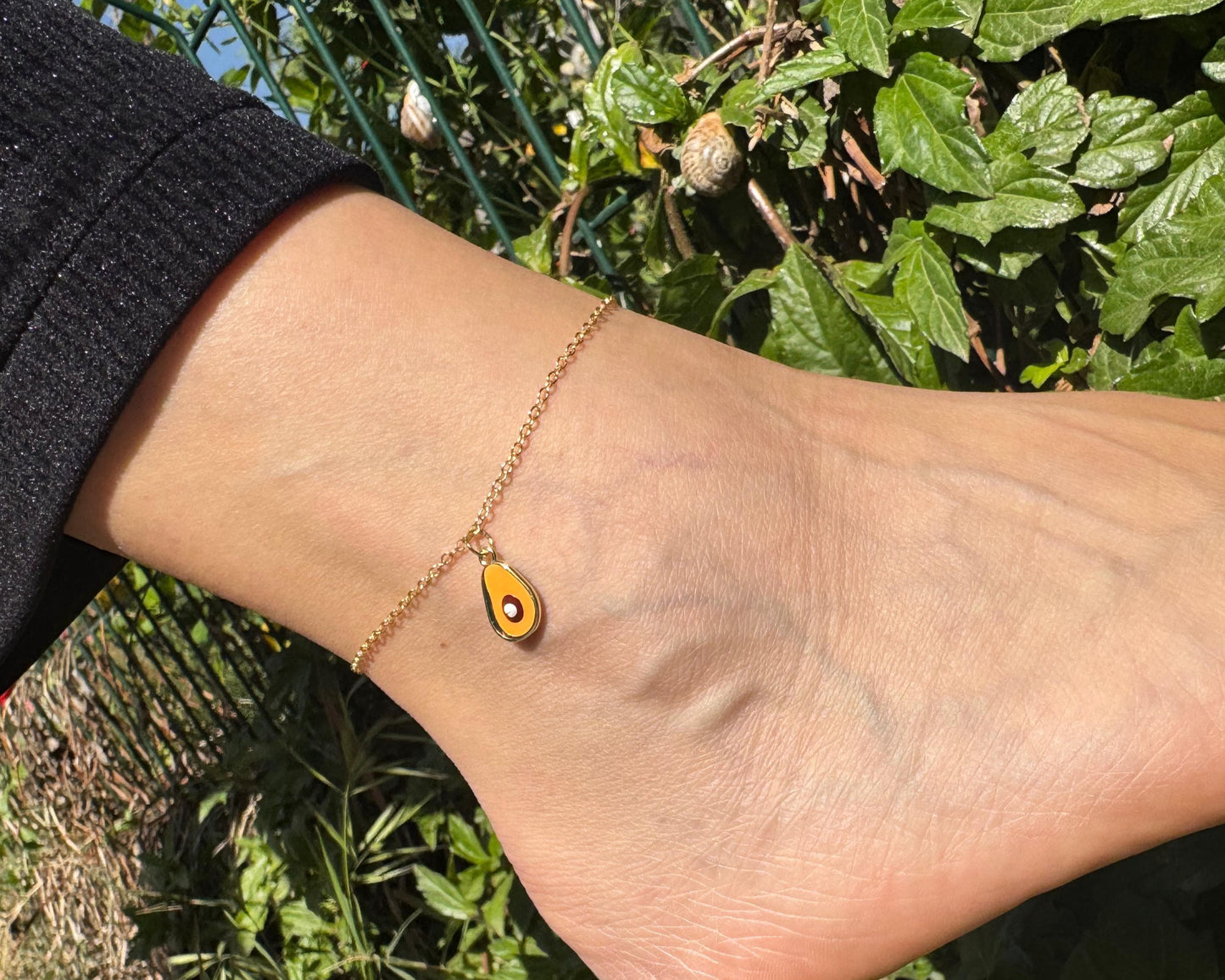 Avocado Anklet