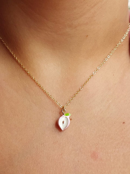 Peach Necklace