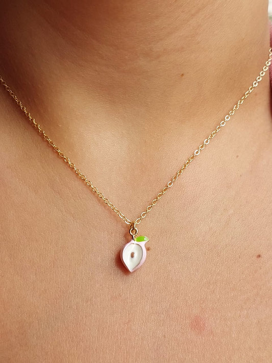 Peach Necklace