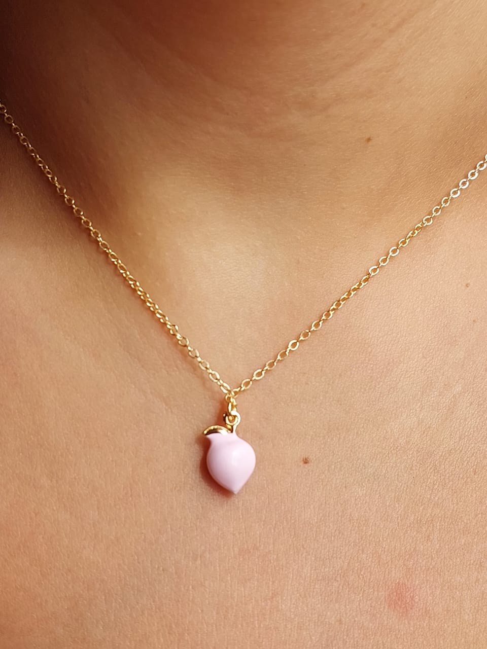 Peach Necklace