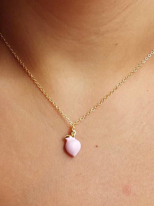 Peach Necklace