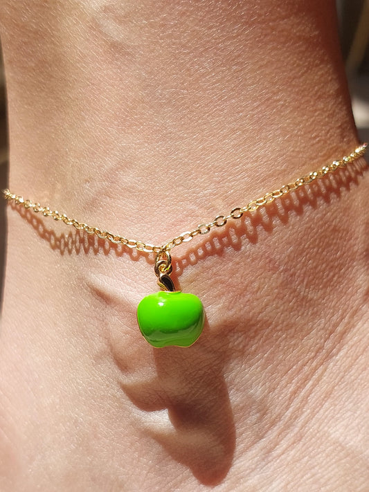 Green Apple Anklet