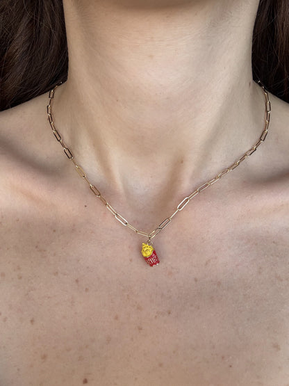 Fries Necklace