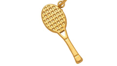 Golden Racket Charm
