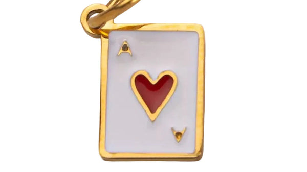 Ace of Hearts Charm