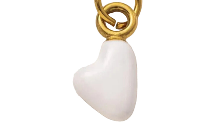 Milky Heart Charm